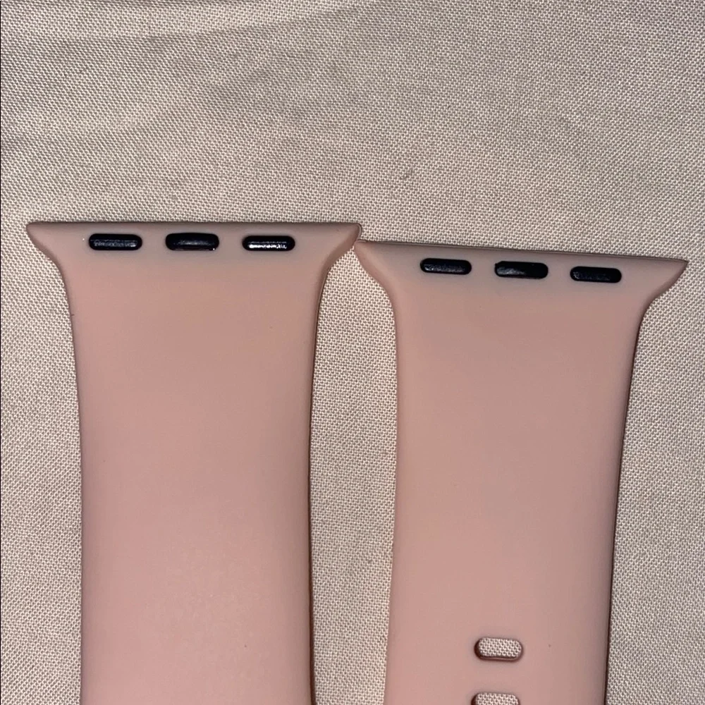 Pink Silicone Watch Band